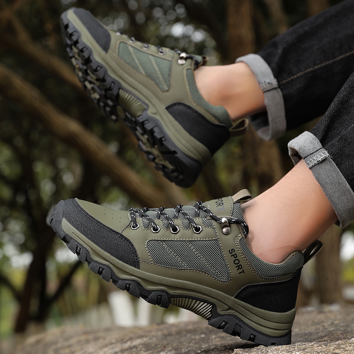 Ladies' outdoor hiking shoes; lightweight and breathable sports shoes for  couples; versatile and fashionable for men and women