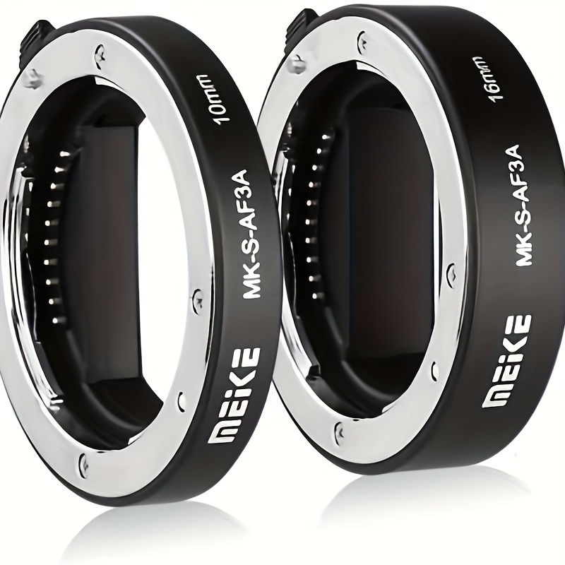 -AF3A 10mm+16mm Kovinski AF Avtofokusni Makro Podaljševalni Cevni Adapter, Združljiv s Sony, Brezzrcalne Kamere A6300 A7 A7SII NEX FE-Mount
