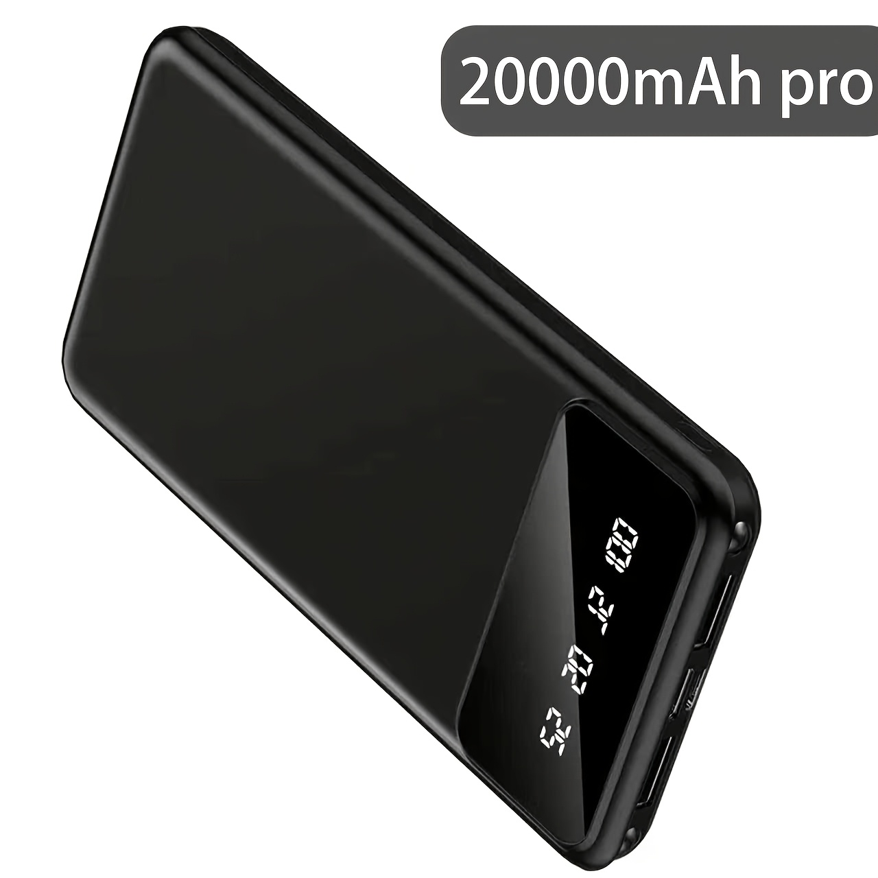 20000mah Portable Power Banks Dual 5v Usb Port, Travel And Camping External Backup Battery Set, Suitable For Phones/tablets Christmas And Birthday Gifts