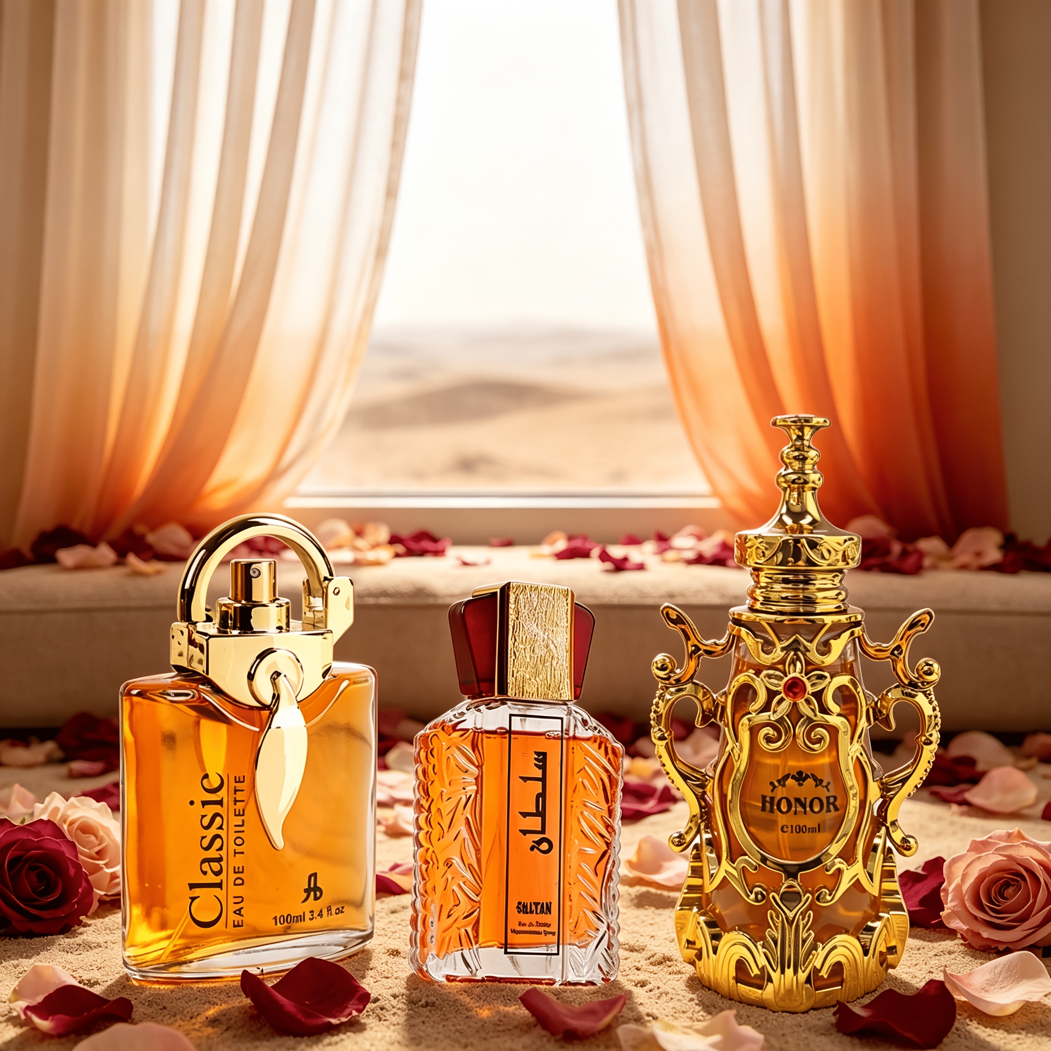 Image of [3pcs Set Lock + + Glory Arabic Combination]women's Perfume 100ml ( ) + 100ml ( Fruity) + 100ml ( Spicy) | Arabian Nights Wood (romantic Gift For Girlfriend | Business/daily/ Gift)