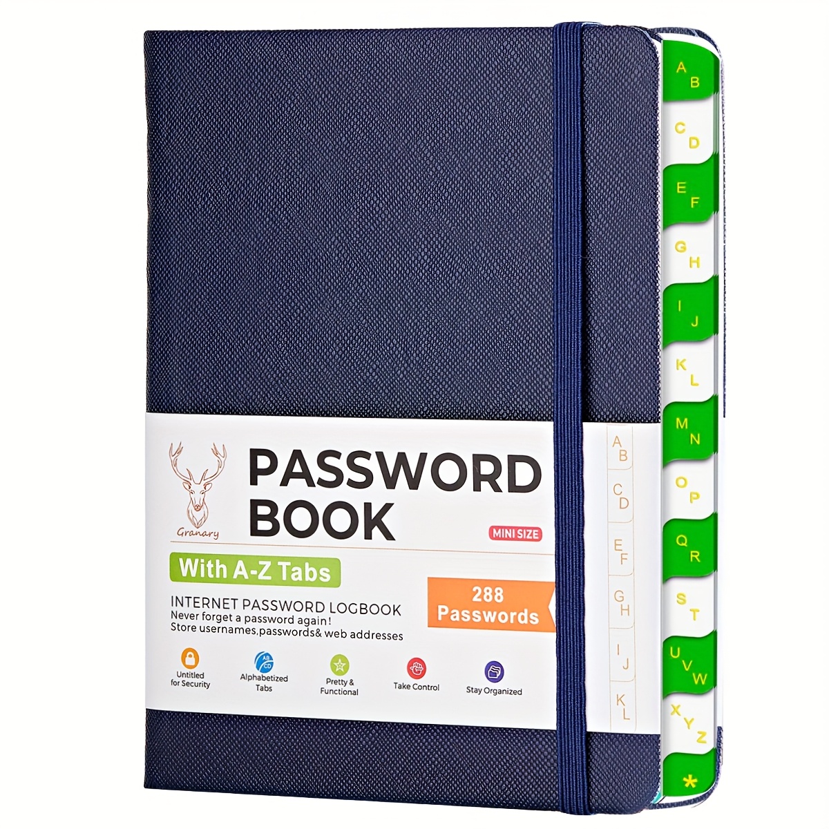 notebook with alphabetical tabs sold on Temu United States
