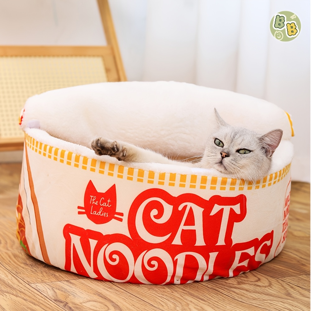 

Upgraded Memory Foam Cat Bed With Fun , Quick Rebound & Deformation-free, Deep For Cats