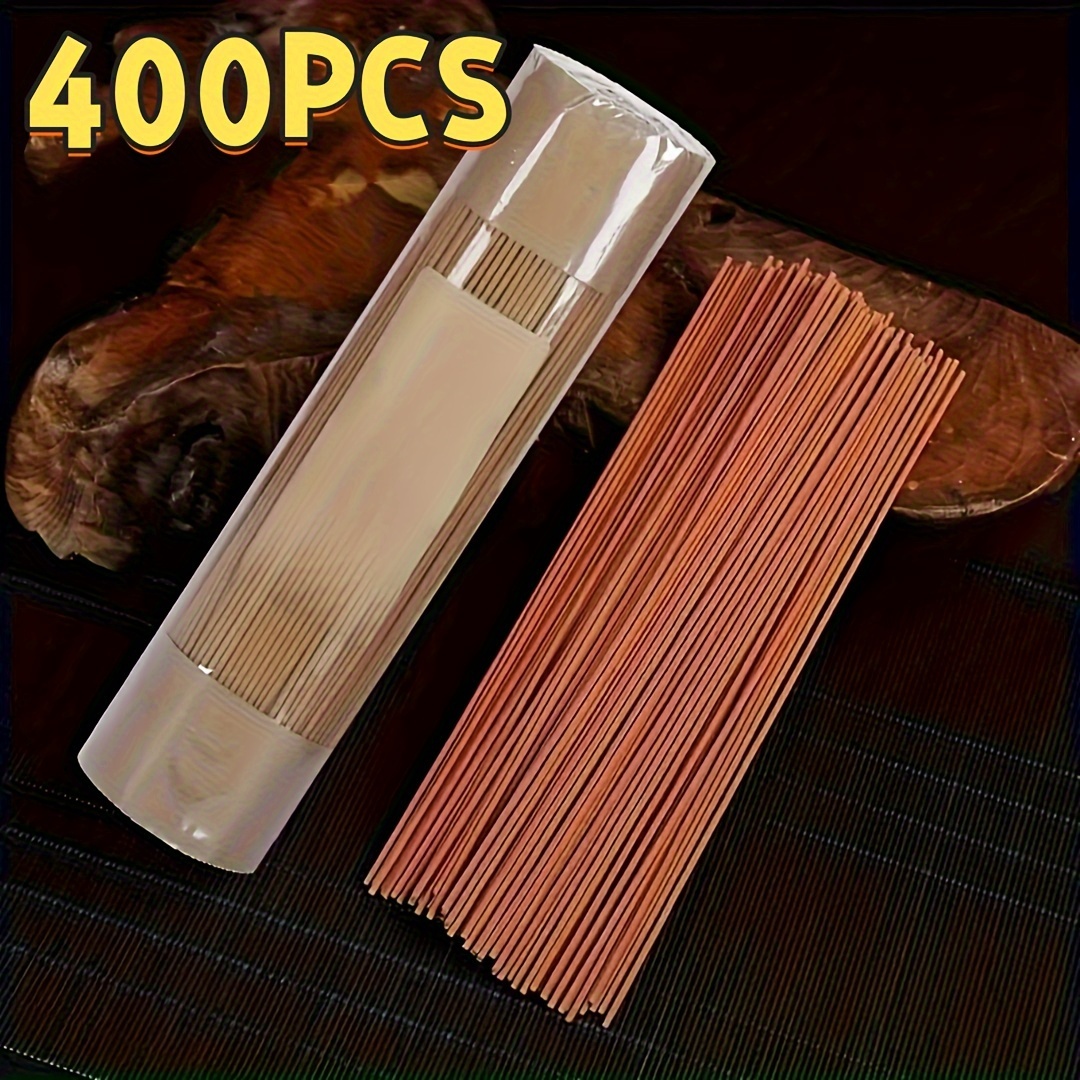 

400 Sticks Of 200g Sandalwood Incense Sticks, Natural Wooden Aroma, Suitable For Home Aromatherapy, Yoga Meditation, Tea Room And Study Room Incense, Featherless, Pure Sandalwood Fragrance