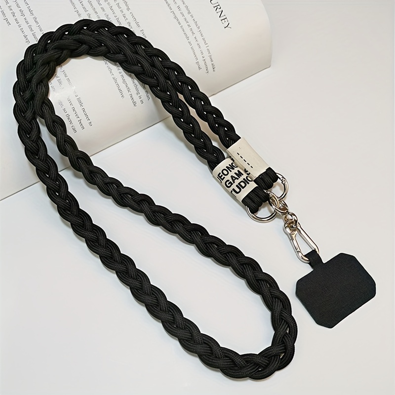 

1pc Mobile Phone Lanyard Crossbody Can Back Strong And Durable Anti-loss Lanyard Outdoor Hiking Men And Women Woven Straps