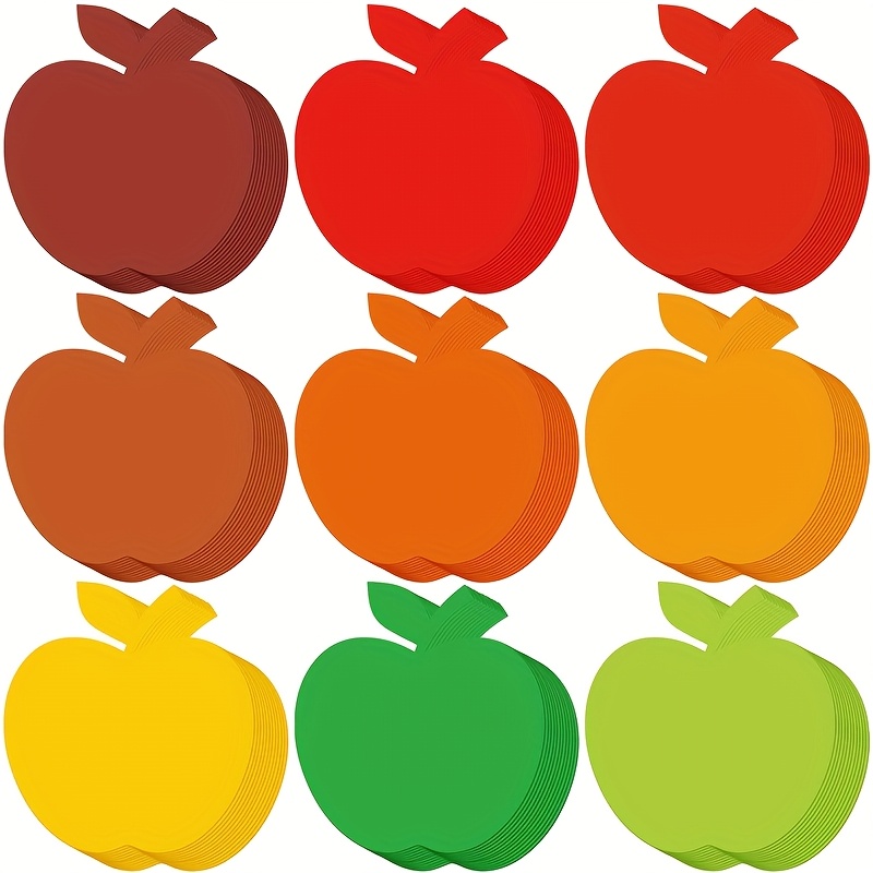 TEMU [2d Flat] 45pcs Cutouts Fall Bulletin Board Decoration Assorted Color Cut Outs For Thanksgiving Autumn Wall Decoration Teacher Craft Projects