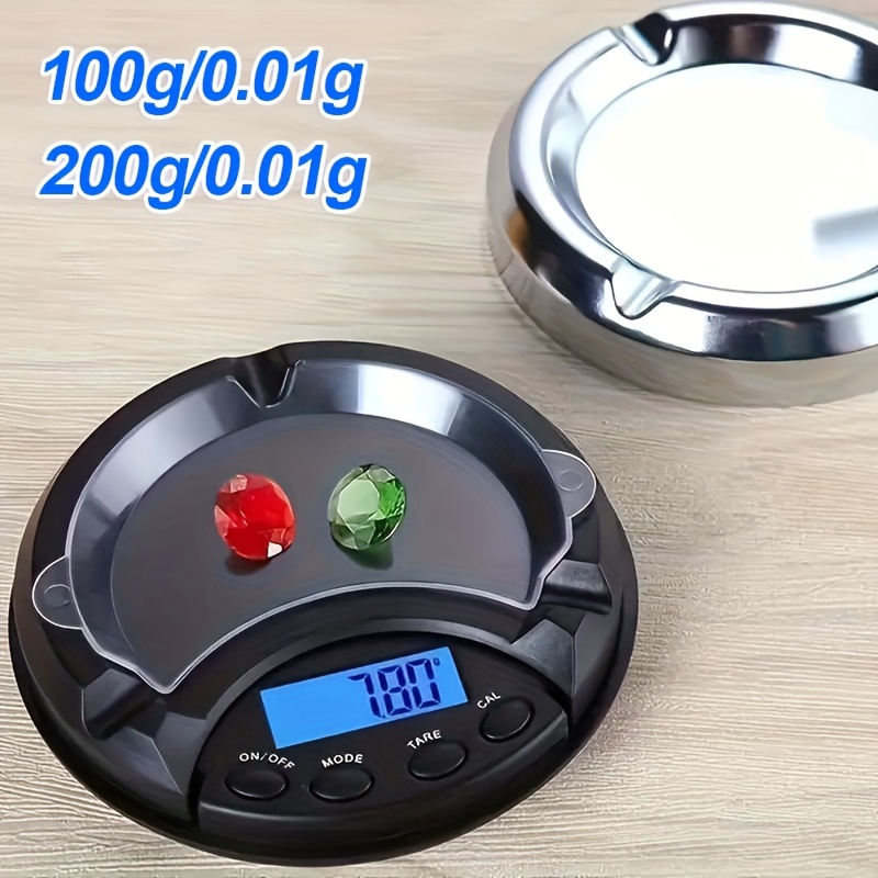 

New Creative Mini Portable Electronic Scale: 200g/0.01g & 100g/0.01g, Multi-unit Conversion, Lcd Backlit Display, Pocket/desk Jewelry Scale, Auto Shut-off, Battery Operated