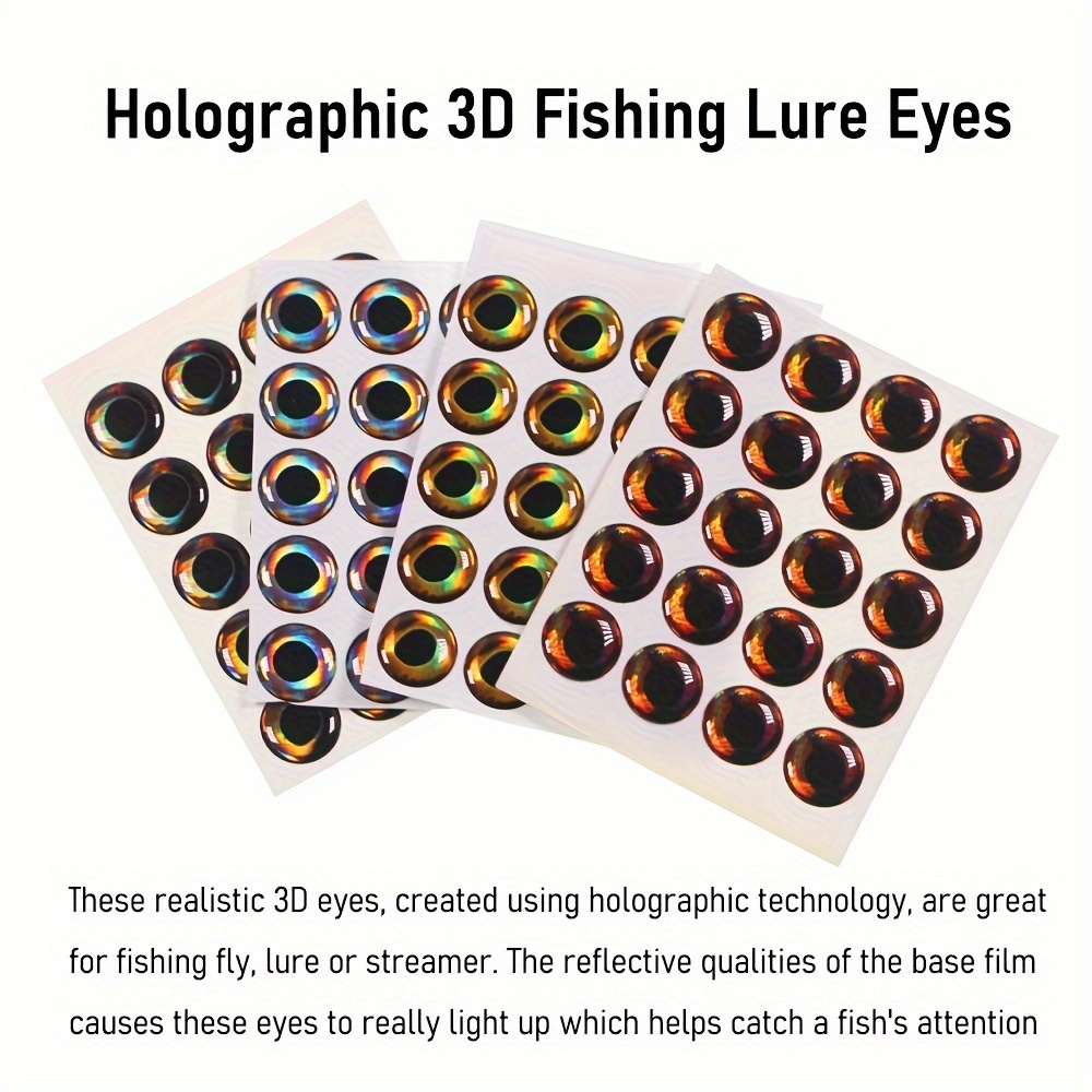 Big Size 3d Holographic Epoxy Fish Eyes Bionic Eyes Fly - Temu