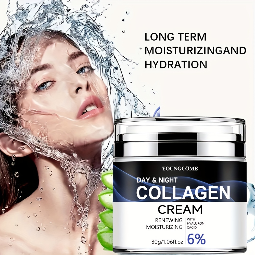 Collagen Cream Hydrating Renewing Face Moisturizer Temu