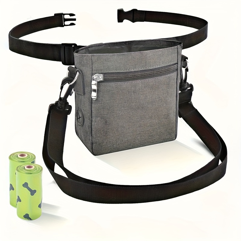 TEMU Dog Walking Treat Bag, Outdoor Pouch, Professional Dog Training Food Pouch
