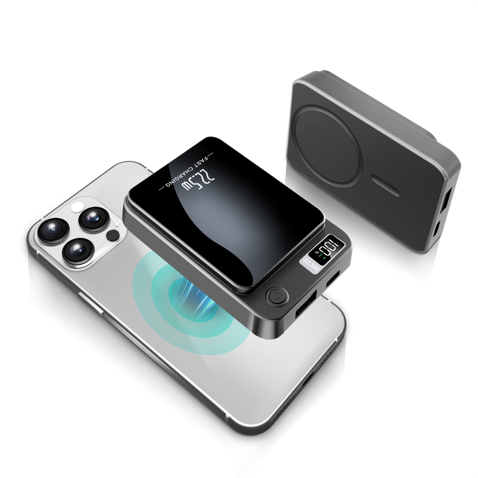 

- 10000mah Led Display - Charging, For Iphone & For Devices, Usb/-c Compatible, For &