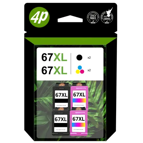 67xl ink cartridge replacement for 67 ink 67 xl cartridges works for 2700 2700e 2755e 2755 4155e 4155 6055e 6455e 6400 6055 pro 6452 6458 6475 printers multipack