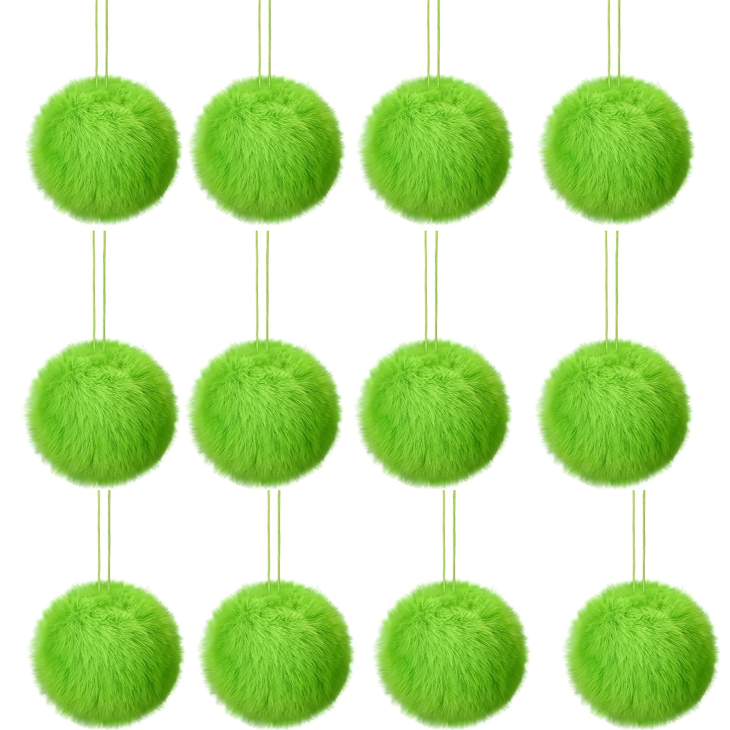 

Fur Christmas Ornaments - Polyester Hanging Pom Pom For , Fur Christmas Decorations For , , And - Christmas And Decor