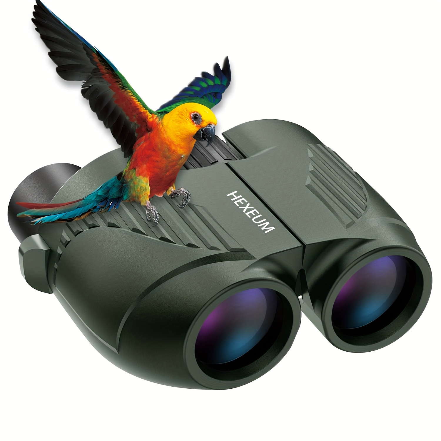 TEMU Hexeum High Magnification Binoculars For Young And Old, High Definition Binoculars With Fmc Lenses, Bird Watching, , Outdoor .-