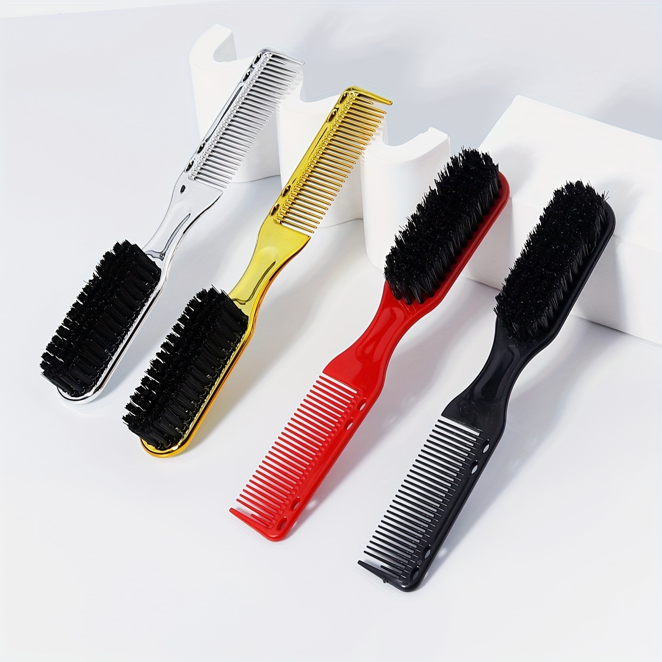 

Multifunctional Brush Set For Hair And Beard - Nylon , Normal Hair , Abs Plastic Handles