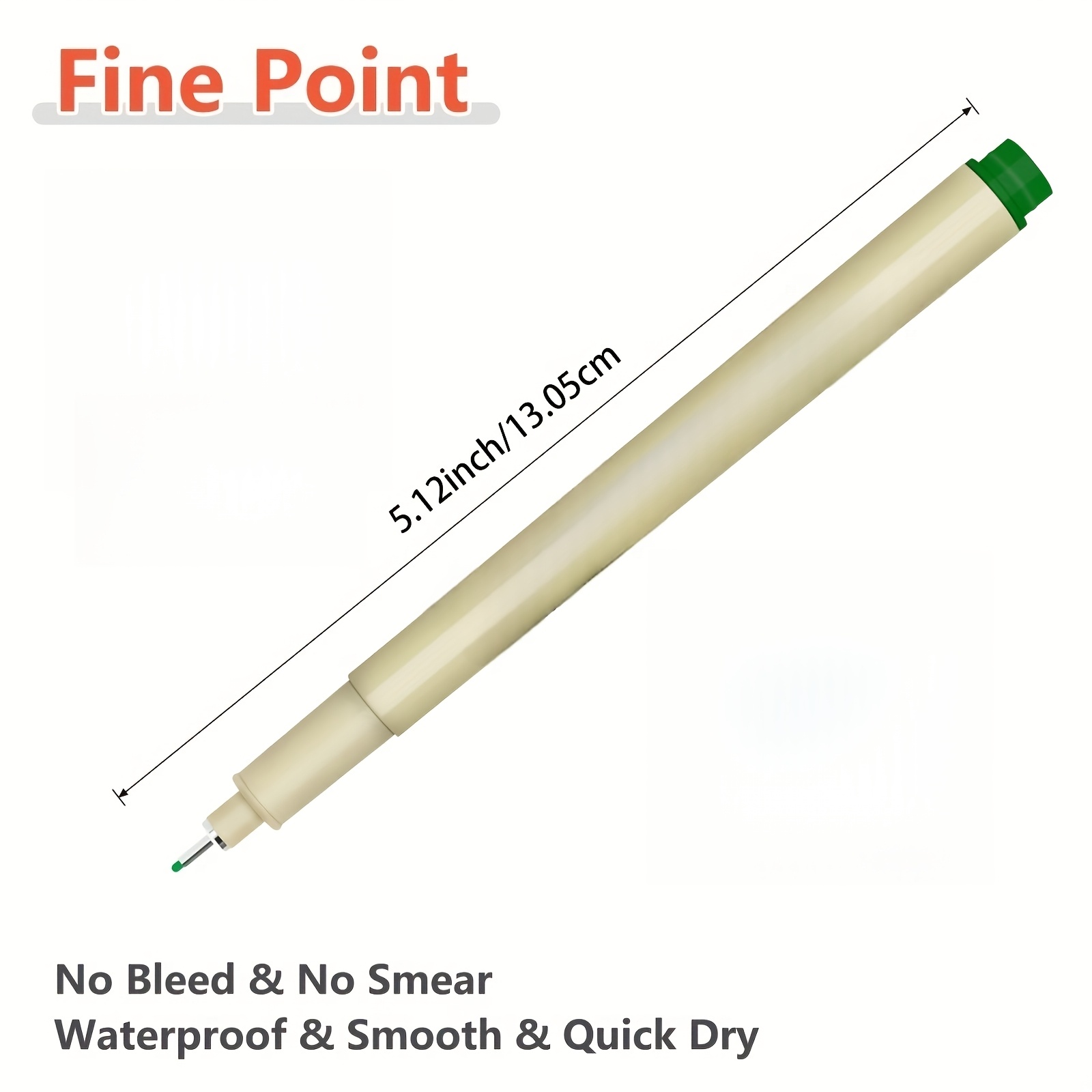 12 Colors Fineliner Pen Set for Drawing & Journaling