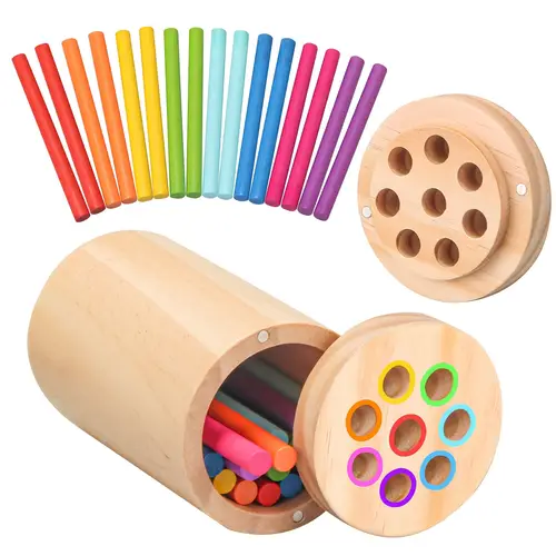 toys for 1 2 3 year old color sorting toys fine motor skills toys preschool learning activities wooden sensory toys for toddlers 1 3 18 month old