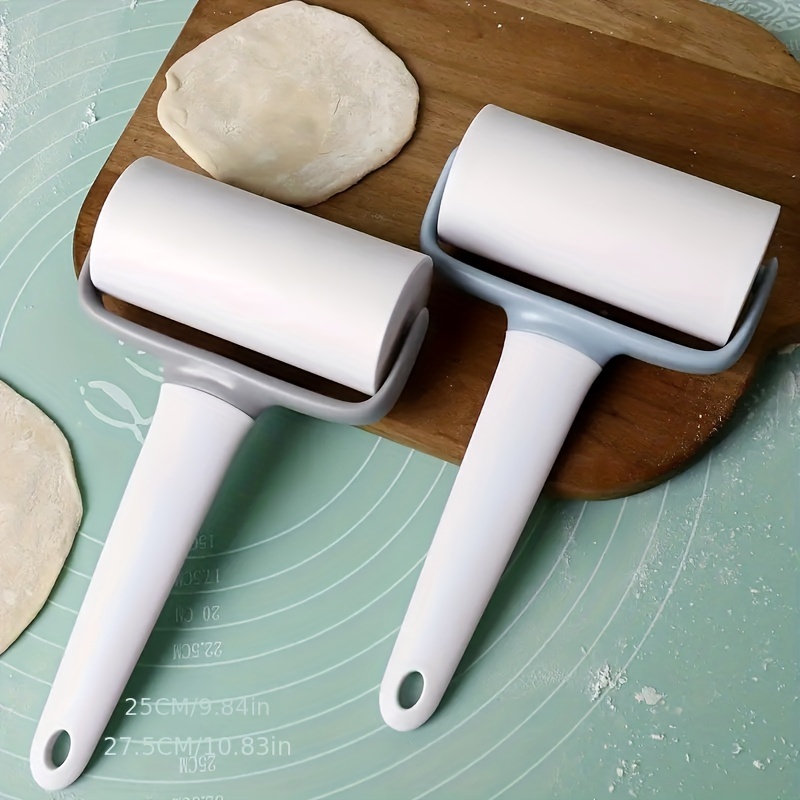 

1pc, 2pcs, Small Rolling Pin, Plastic Dough Roller, Food Grade Pizza Roller Baking Roller, Very Suitable For Home Kitchen Baking Dough, Pizza, Pie, Pastry, Pasta And Cookies