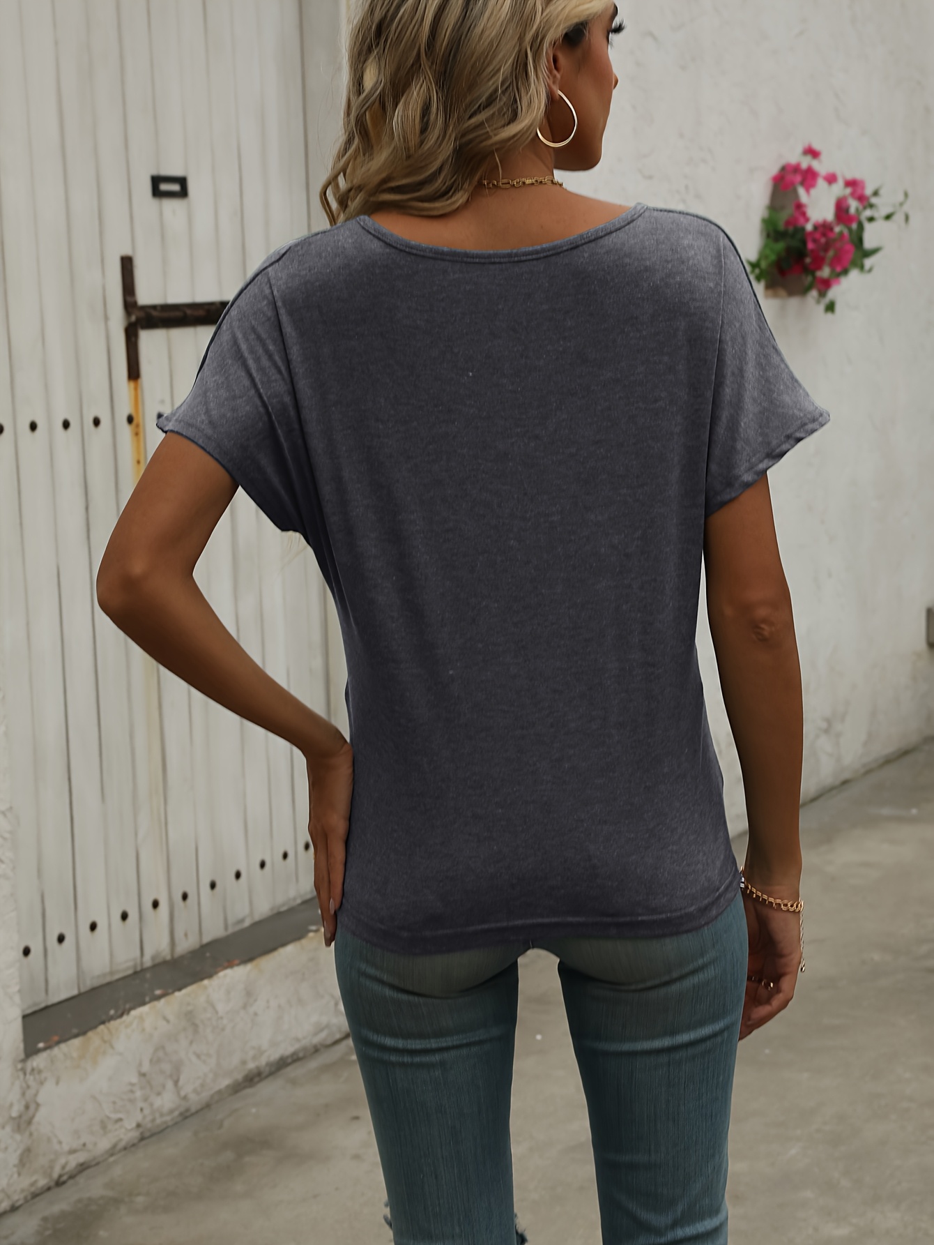 Women's Casual Short-Sleeve T-Shirt Top