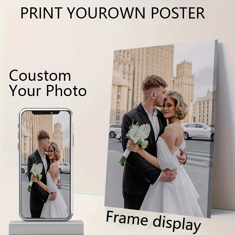 1  canvas print with frame personalized family photo   uv printed home album picture for dining room kids room living room bedroom printed wall decor poster painting office wall hanging decoration details 0