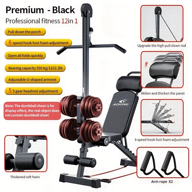 Exercise Bench Mosunx Weight Bench Weight Bench Reclining Bench