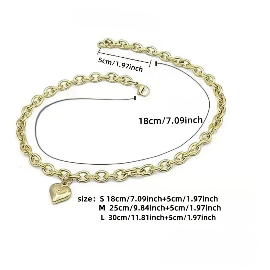 1 versatile cat collar chain adjustable   necklace golden or silvery heart shaped pendant suitable for pet cats kittens and small dogs Product details 2