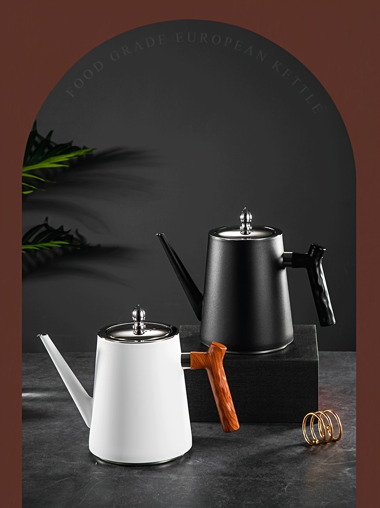   stainless steel teapot induction compatible   blooming loose leaf tea ideal for home office and restaurant use   details 5