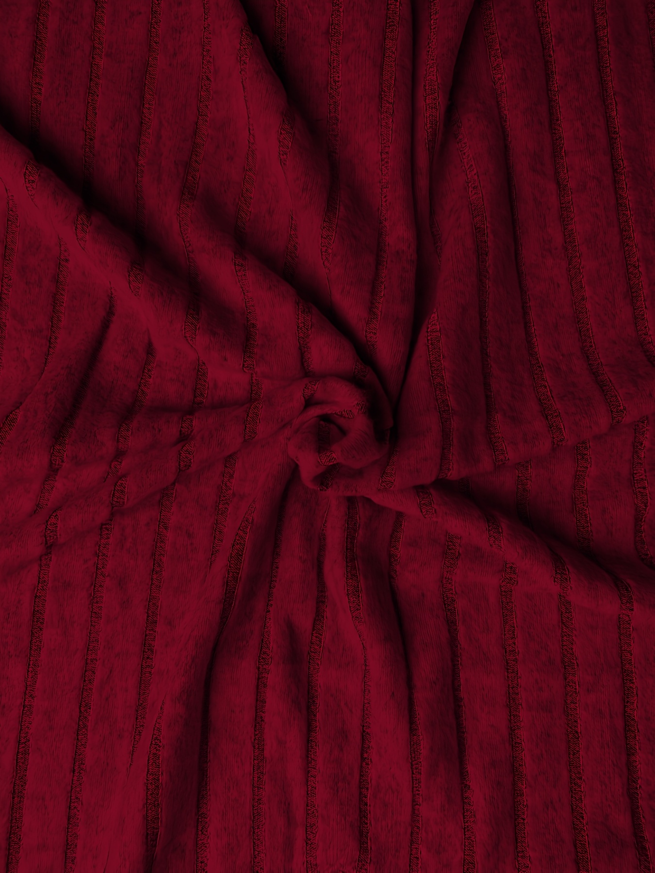 Plus Size V-Neck Casual Elegant Women's Top - Stretchy Fabric, Machine Washable, All-Season Versatile Blouse for Everyday & Formal Wear, Ribbed Texture, Medium Elasticity