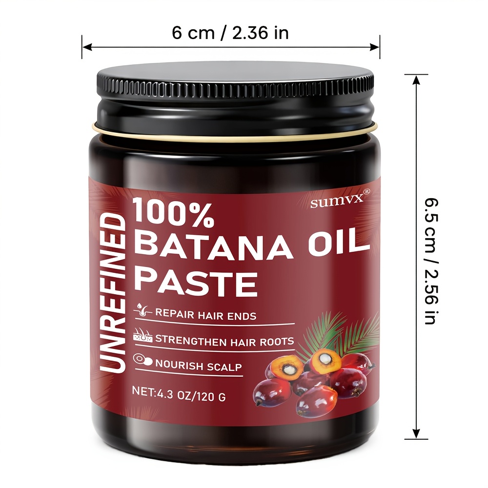 100% Battana Hair Oil for Strengthening & Moisturizing