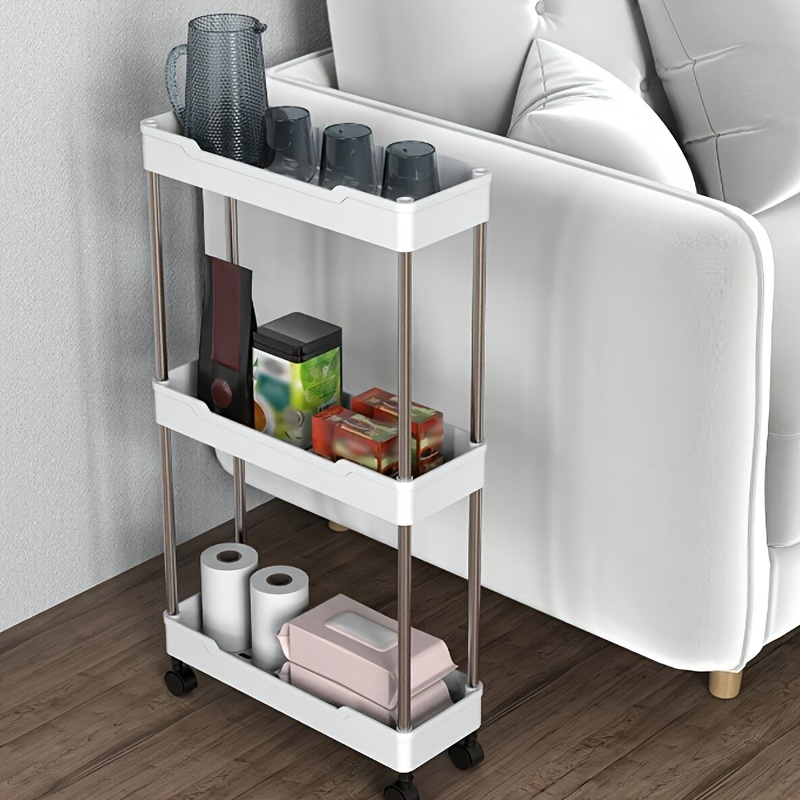 

Versatile Multi-layer Rolling Storage Cart - Perfect For Bathroom, Kitchen & Living Room Organization Bathroom Organizers And Storage Countertop