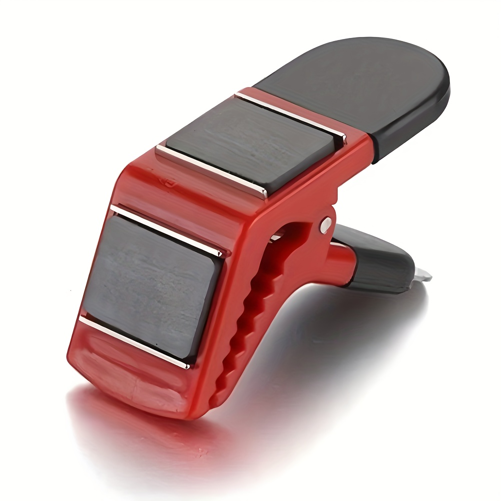 TEMU Magnetic Paint Brush Holder Clip With Can Opener – Durable Plastic, Compact & Versatile Tool For Painting Projects, Attaches To Paint Cans Or