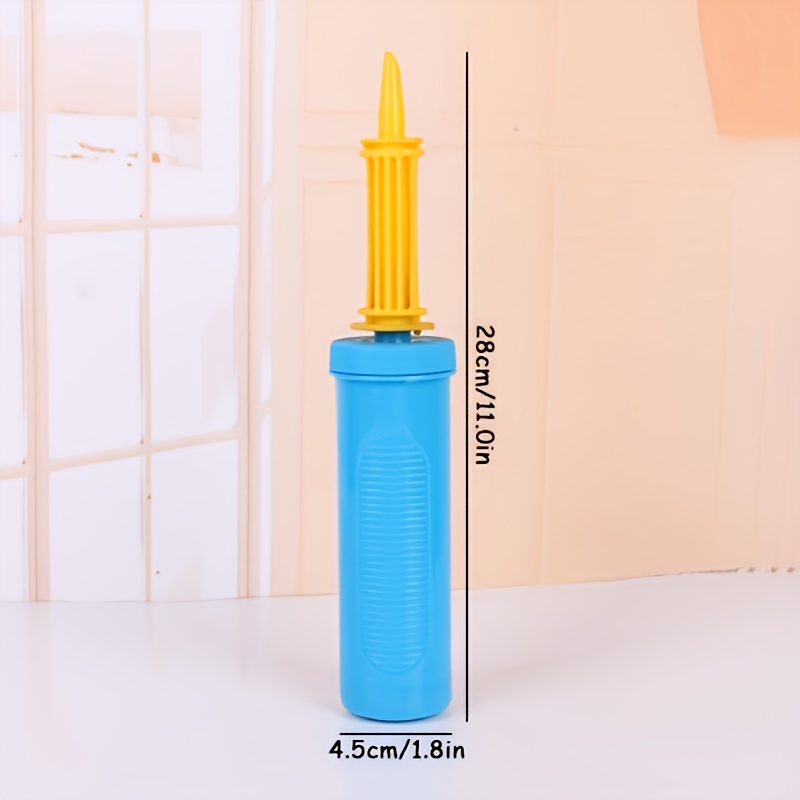 Image of 1pc Portable Handheld Balloon Pump With Handle & Operation - Powerful Performance, Rapid Inflation, Compatible With Helium & Air - Ideal For Birthday Parties, Weddings