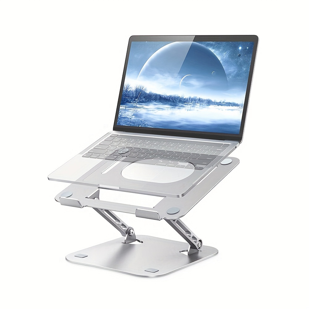 

Adjustable Laptop Stand By Topesel, Made Of Sturdy Aluminum, Suitable For Folding Laptops, Portable Laptop Stand For 11-16 Inch Laptops And Tablets, Available In Silvery/black.