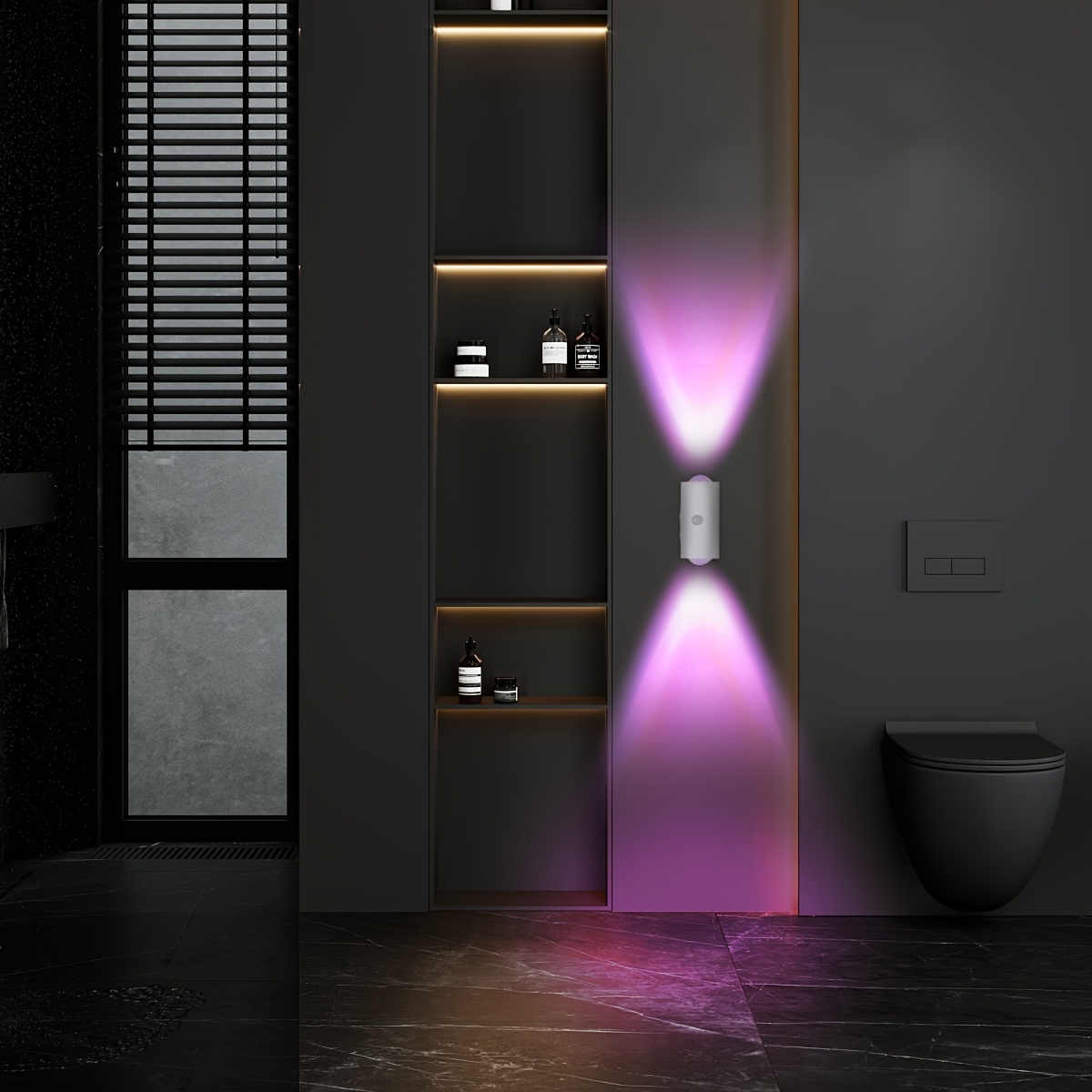 2pcs LED Smart Night Light with Motion Sensor