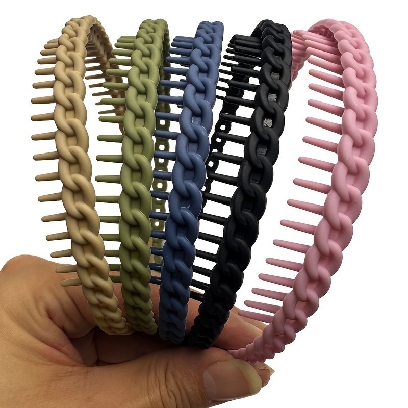 TEMU 3/4/5 pezzi di per capelli da donna /Fermacapelli/ per capelli a tesa larga per il per il lavaggio antiscivolo con clip per capelli a , per
