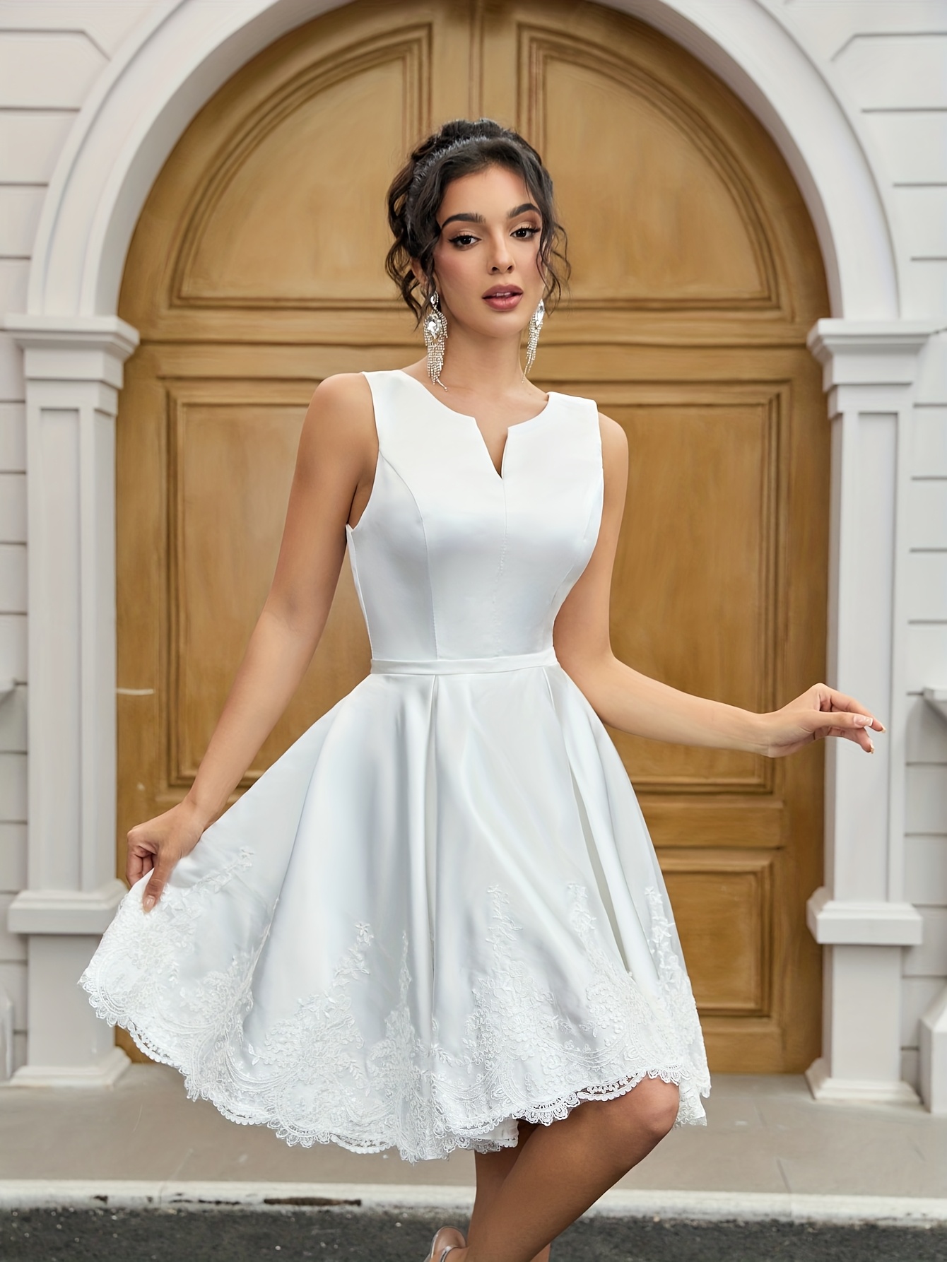 white satin dress women - South Africa