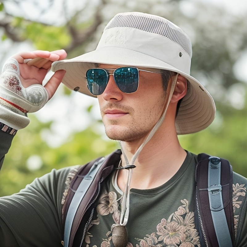 Men's Foldable Mesh Breathable Sun Hat Outdoor - Temu
