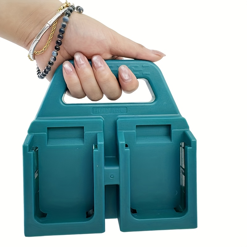Image of Garage Storage, , Battery Storage Box, Dustproof Protective Case, Portable Carrying Rack, Made From Plastic Through , Temperature And Cold Resistant, Extremely Strong Load-bearing Capacity