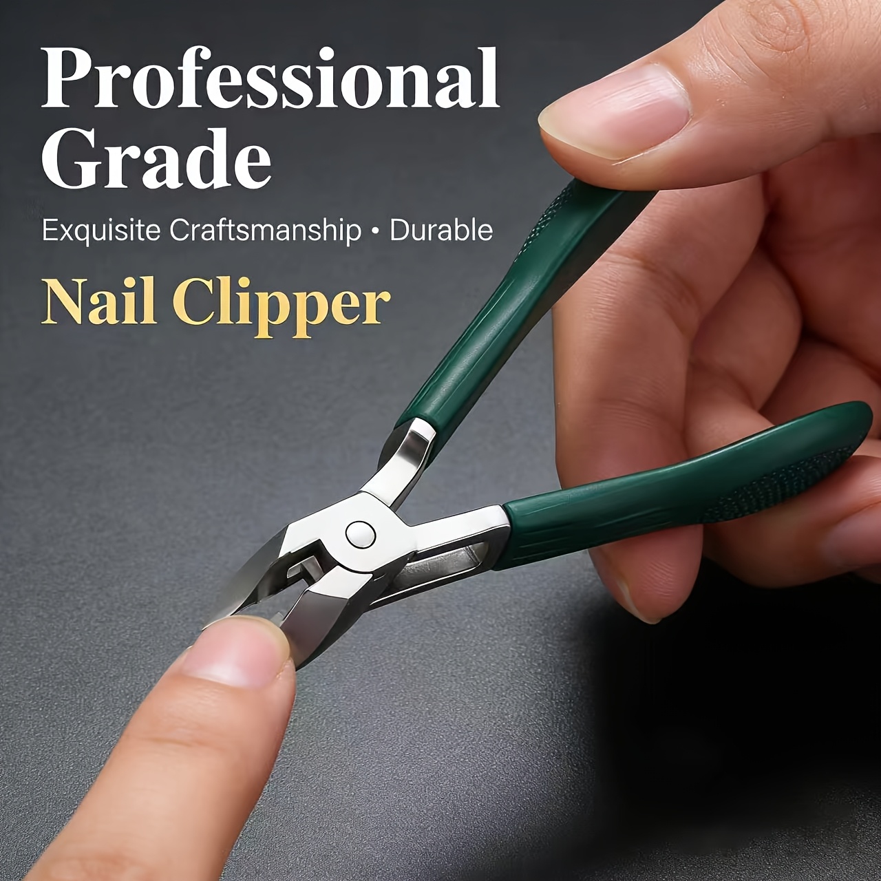 Single Pack of Heavy-Duty Toe Clippers for Thick Nails