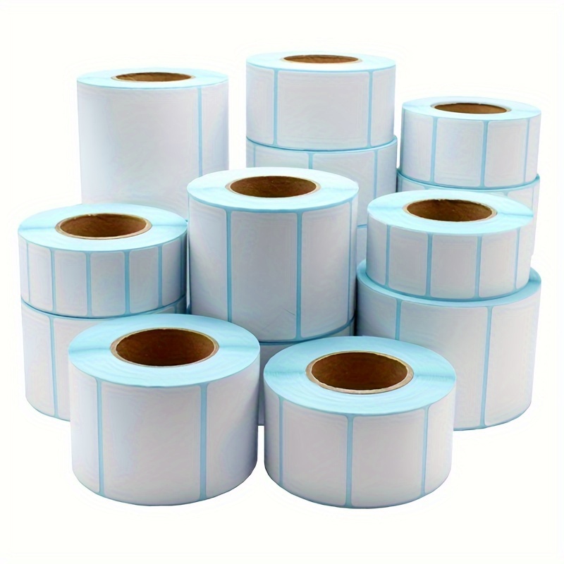 

1 Roll, 30 X 20, 40 X 20, 40 X 30, 50 X 30, 60 X 40, 70 X 30, 80 X 60, X , X 150 Thermal Label Paper Adhesive Small Roll Portable Handheld Barcode Printer Waterproof And Oil Resistant