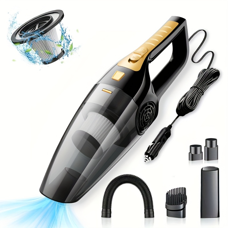 TEMU This Car Vacuum Cleaner Offers Powerful Suction For Effective Cleaning, Ensuring Your Vehicle Stays Tidy. An Option For A Compact, Portable