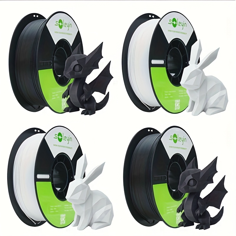 E-shop Creality Ultra PLA 3D-Druckfilament, 1,75 mm, 1 kg (2,2 lbs) 4er-Pack (4 kg Gesamt) – Hohe , Hohe Zähigkeit, Geruchlos, Feuchtigkeitsbeständig,