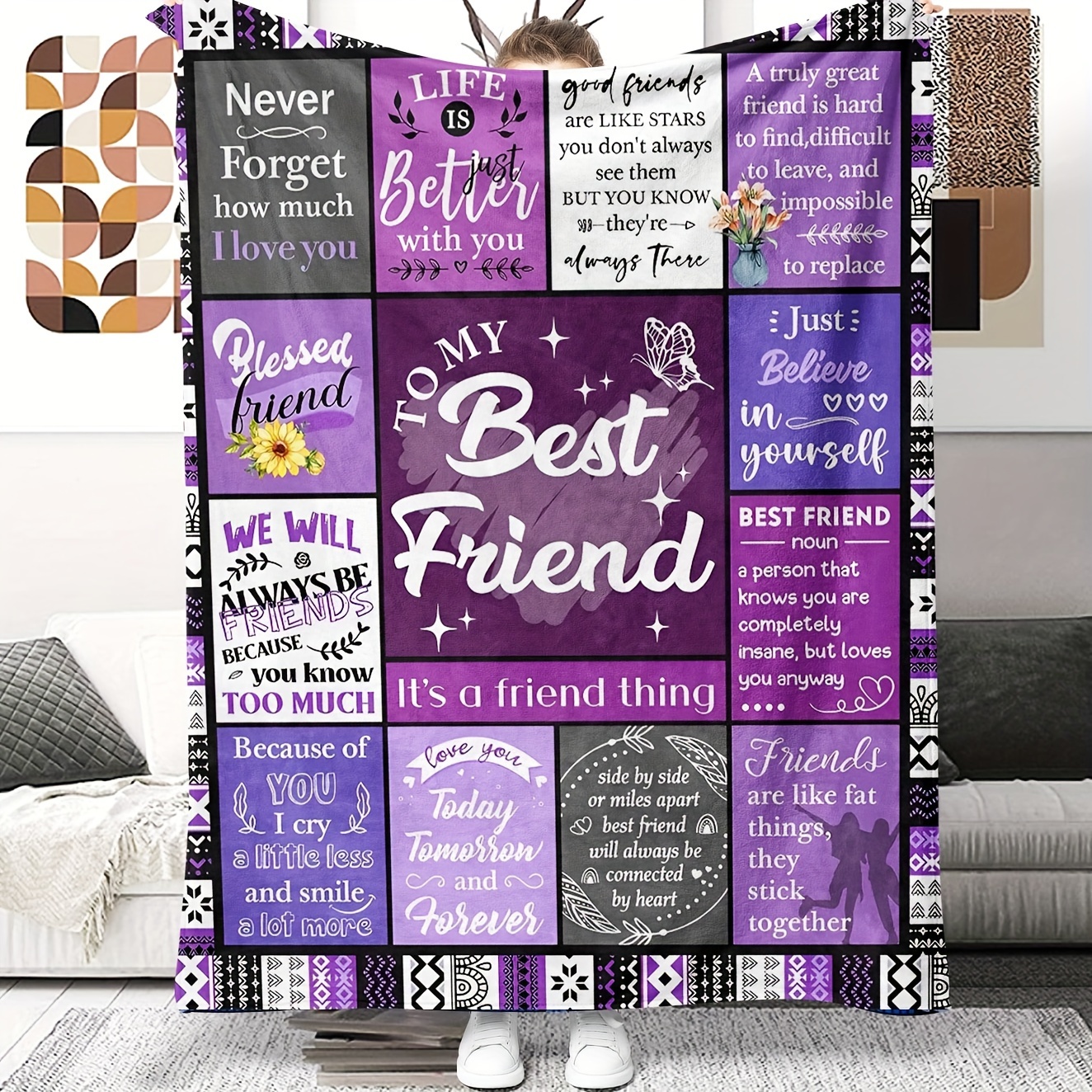 

Blanket, Flannel , , Inspirational , For Sofa, Bed, , , For