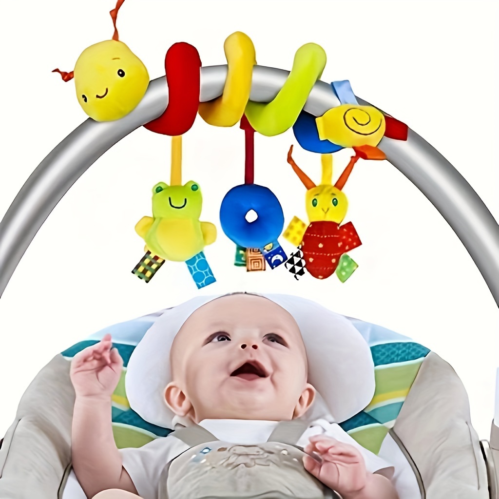 Jouet de poussette pour bébé, lit de bébé autour de la poussette hochet  jouets suspendus pour bébés garçons et filles Chien