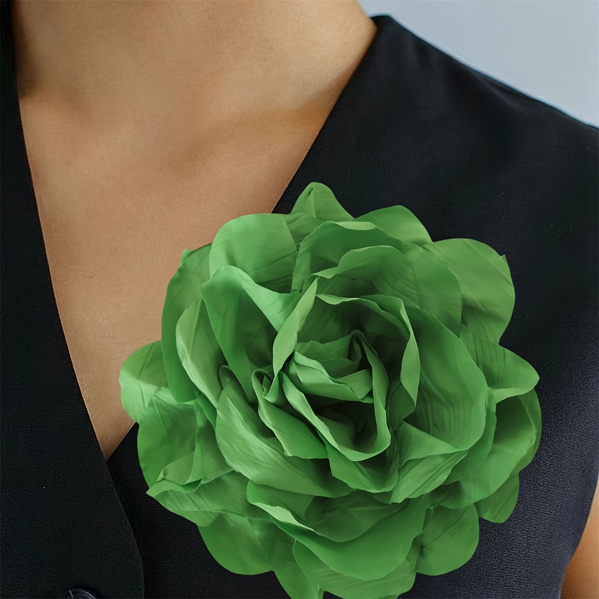 

Elegant Fabric Flower Brooch Pins, Imitation Rose Lapel Pin Set, Versatile Clothing Accessories