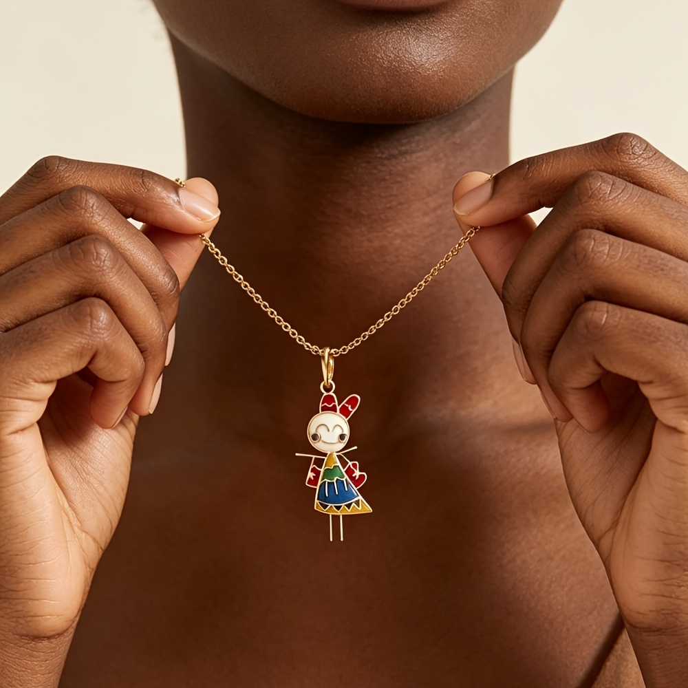 Custom Hand-Painted Dainty Necklace — Personalized Gift