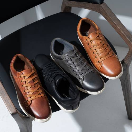 men s casual shoes leather dress sneakers