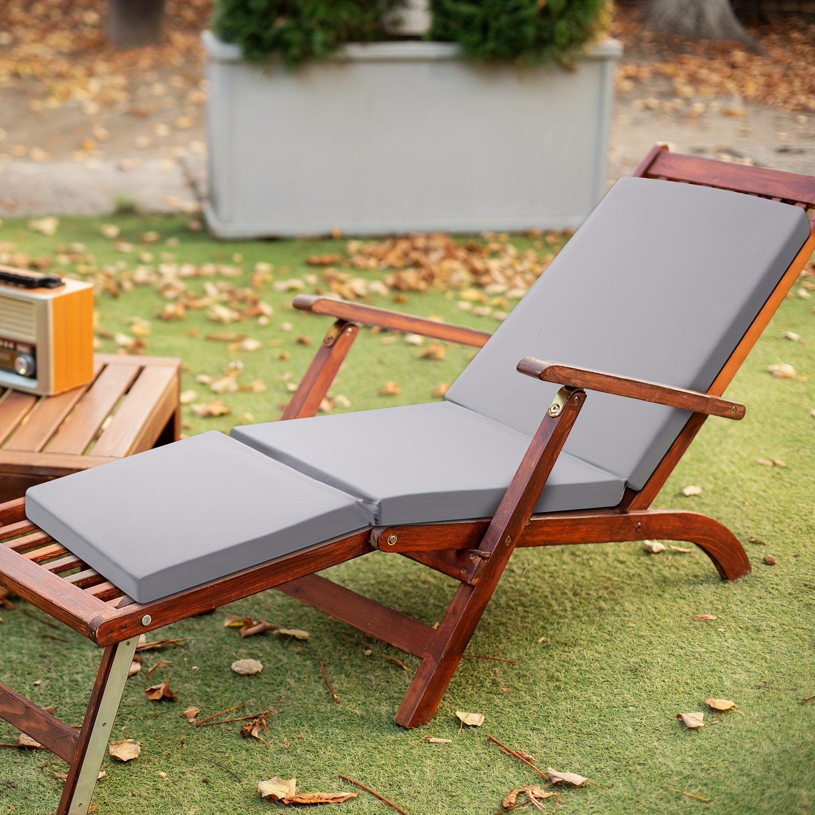 Beach lounge chair cushions top