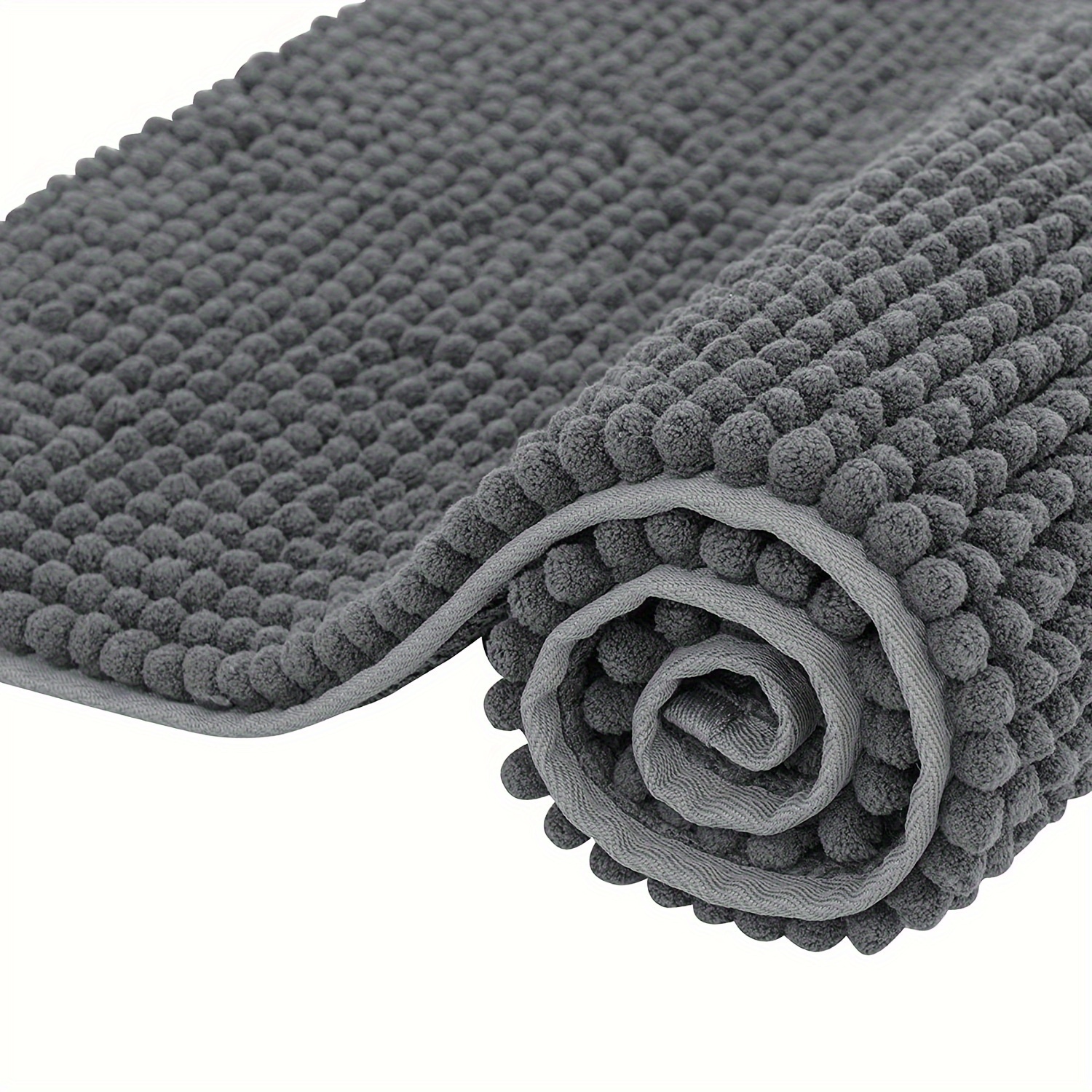 TEMU Short-pile Chenille Doormat, Non-slip Bathroom Entrance Mat, Absorbent Mat, Pet Dog Mat
