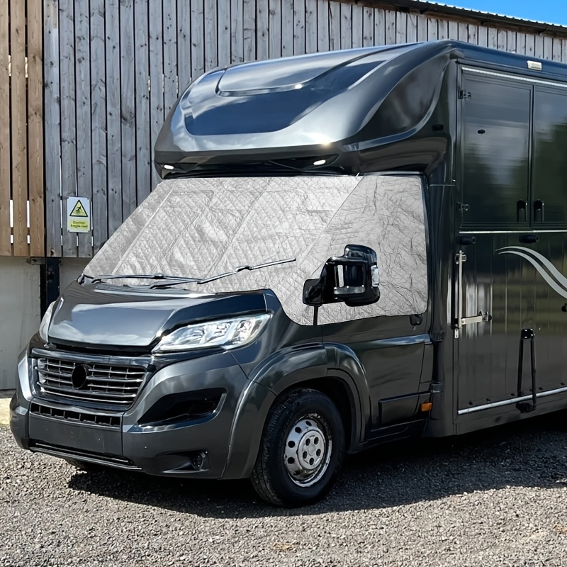 E-shop RV Isolierende Windschutzscheiben-Sonnenschutzabdeckung, Verdunkelungsvorhang, Kompatibel mit für