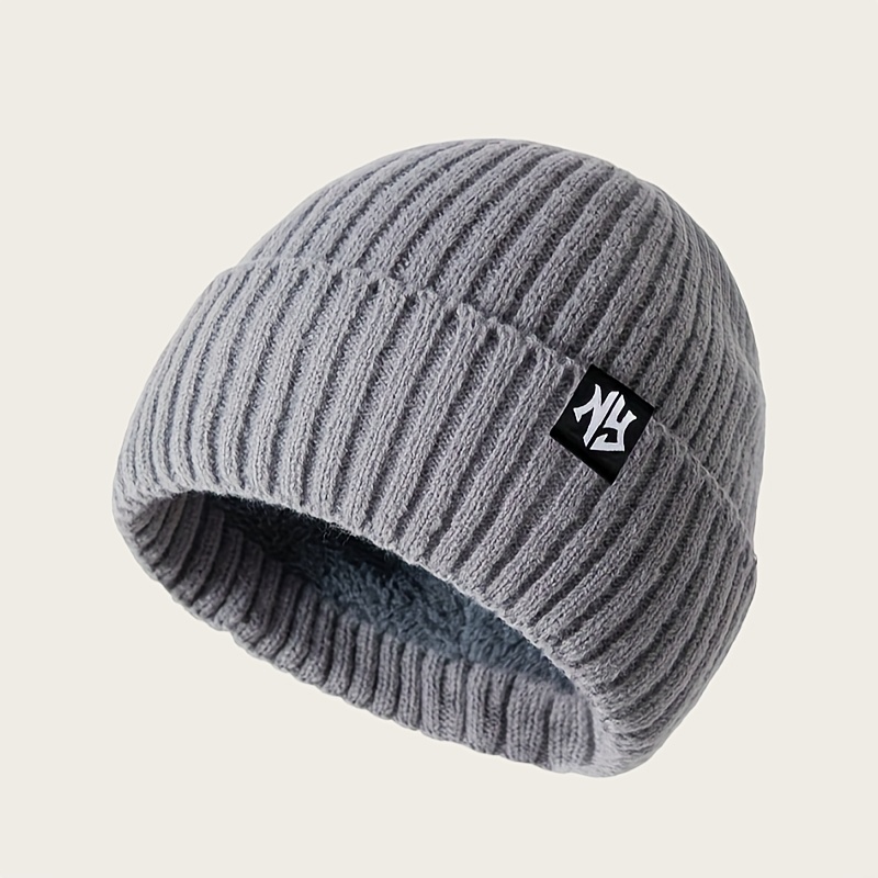 Fleece-Lined Winter Headband with Windproof Brim for Cold Weather